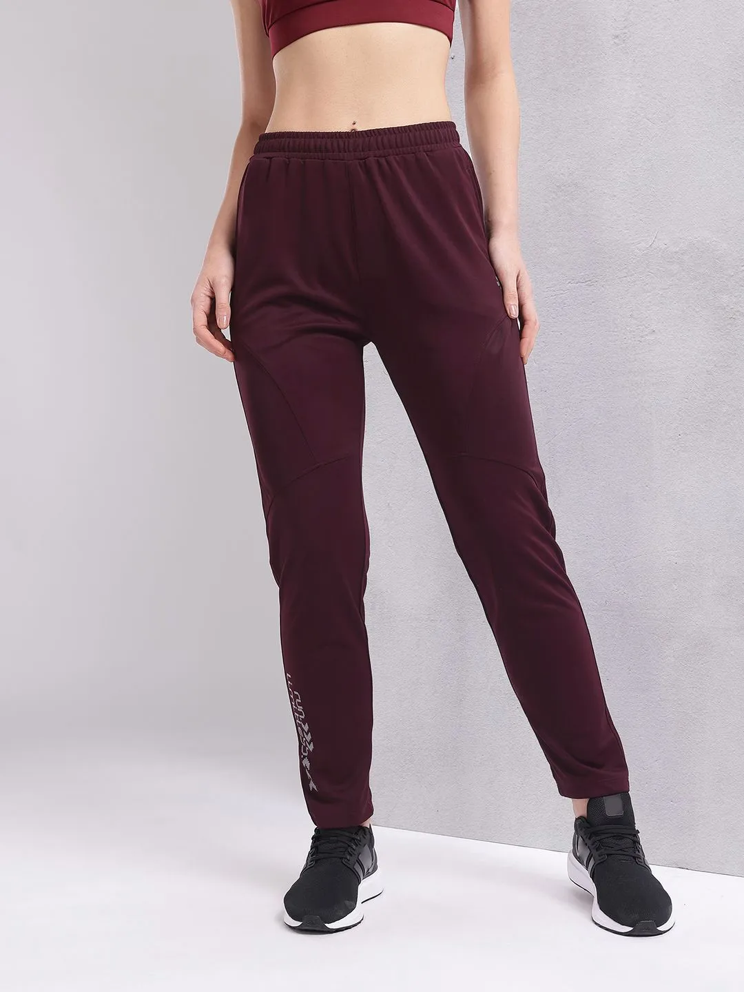 HRX by Hrithik Roshan Women Regular Fit Reflective Rapid Dry Sports Track Pants