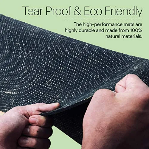Ida Yog Eco-Friendly Yoga Mat Sturdy Top Layer, Anti-Slip, Right Thickness (4 Millimetres, Green) Bhoomi Practice Foliage