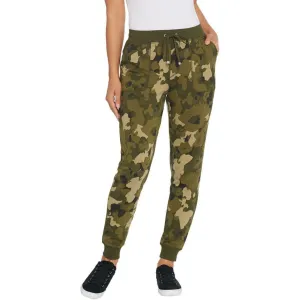 Isaac Mizrahi Live! Women's SOHO Camo Printed Jogger Pants With Pockets