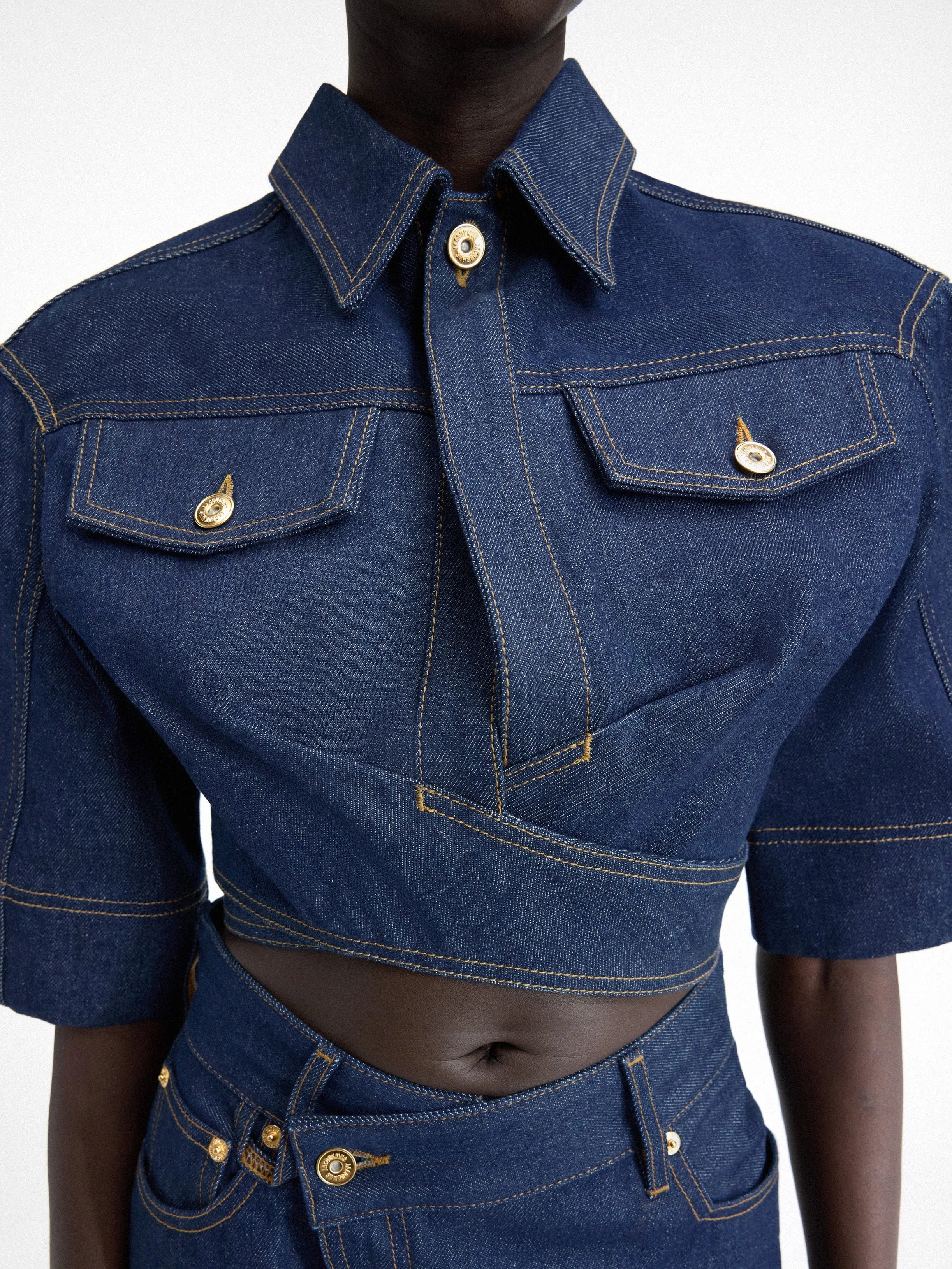 Jacquemus The De-Nîmes Denim Top