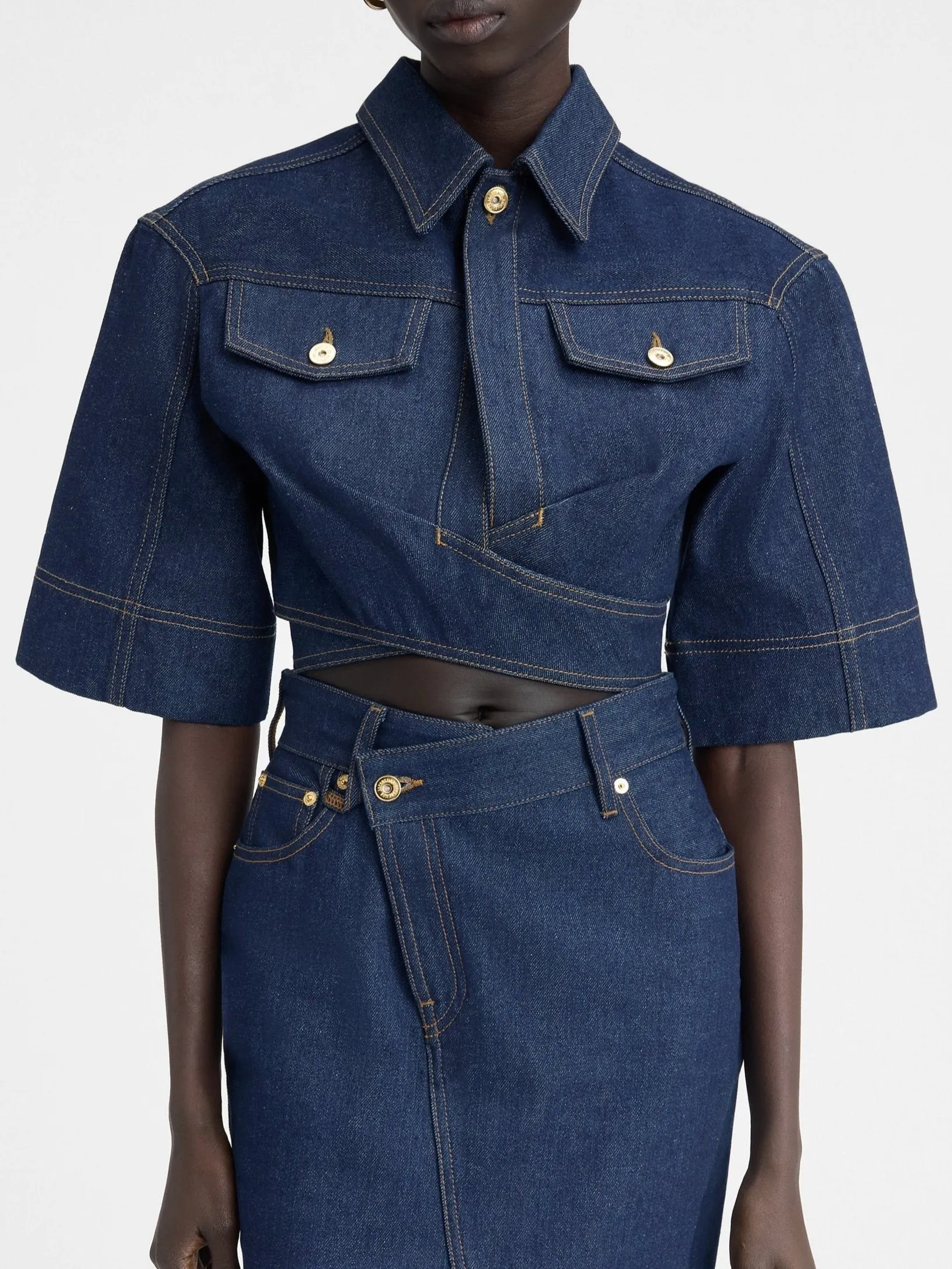 Jacquemus The De-Nîmes Denim Top