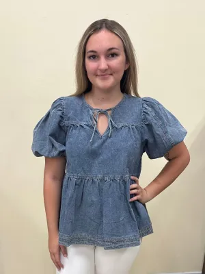 Jasmine denim top