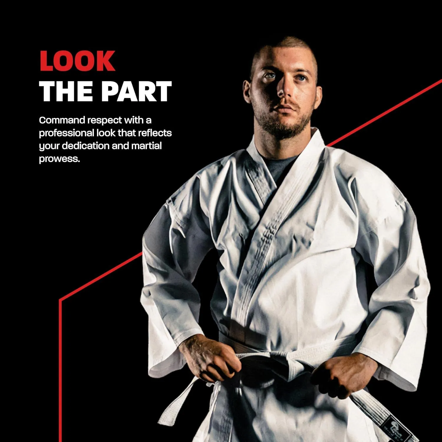 Karate Uniform for Kids & Adults Lightweight Student Karate Gi Martial Arts Uniform with Belt