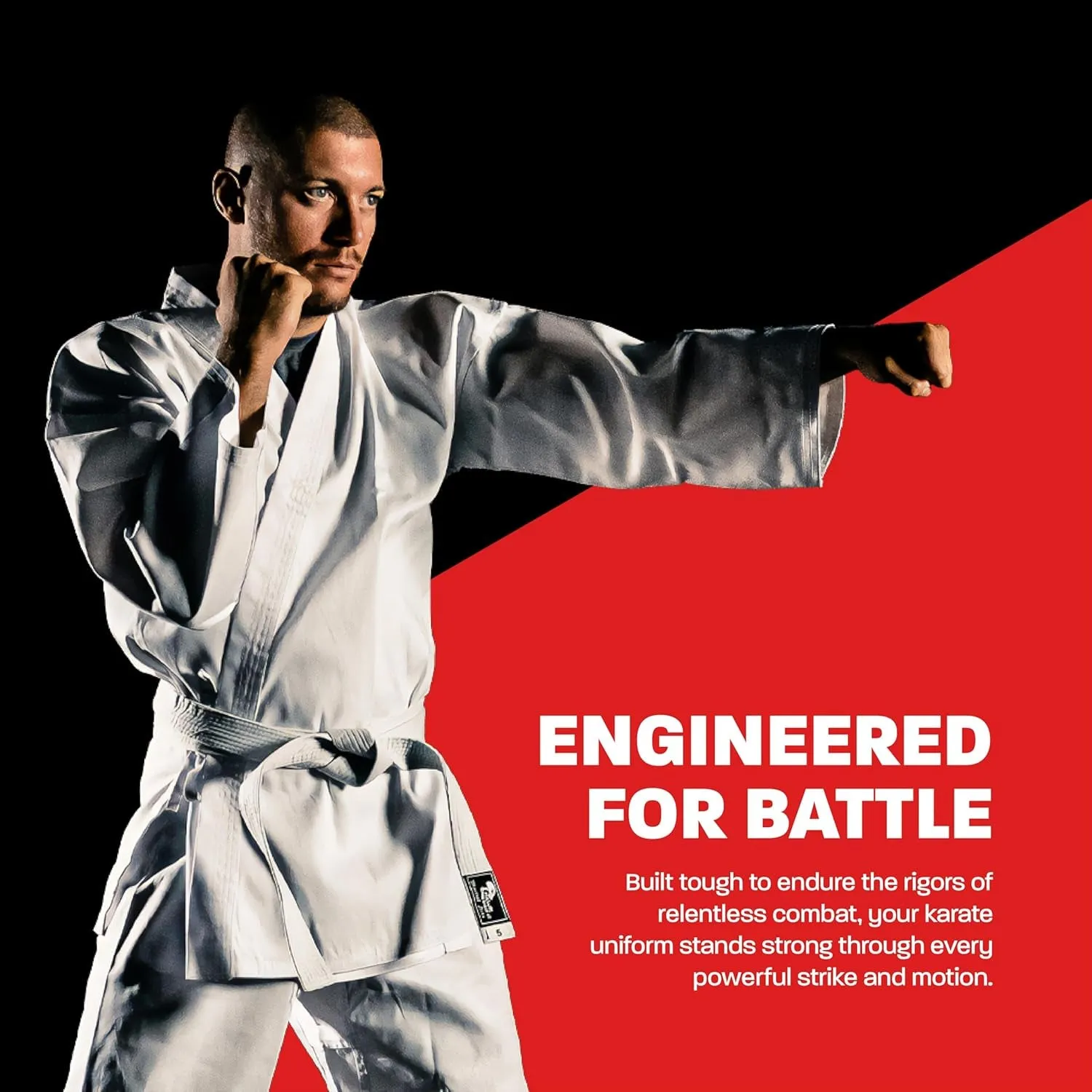 Karate Uniform for Kids & Adults Lightweight Student Karate Gi Martial Arts Uniform with Belt
