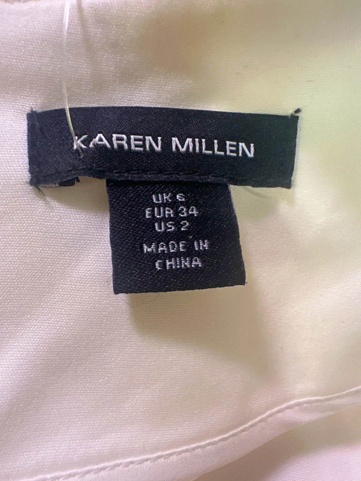 Karen Millen White Skirt UK 6