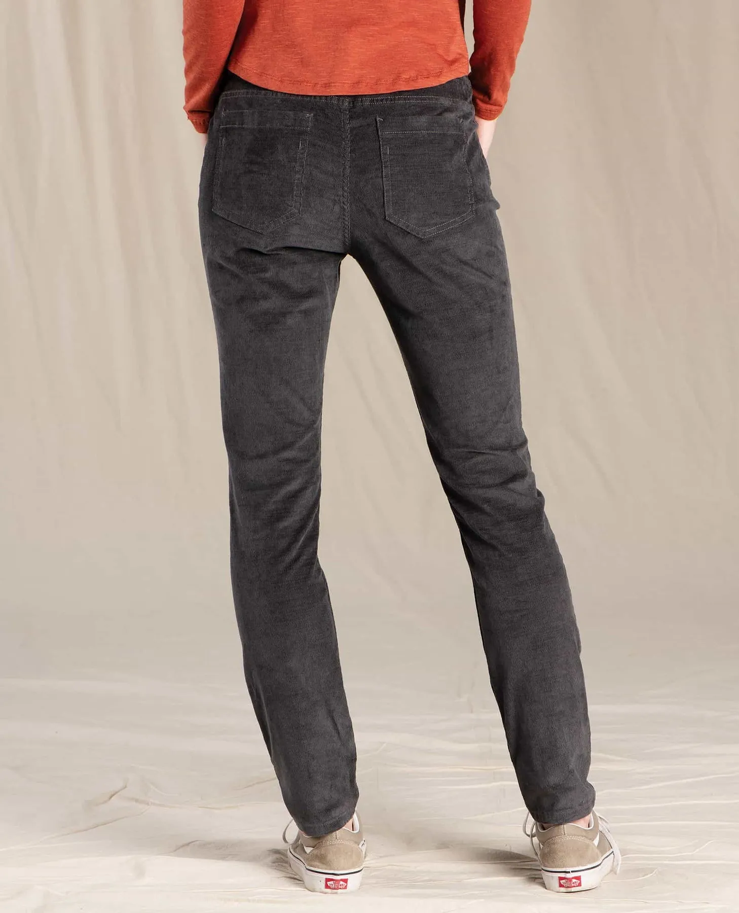 Karuna Cord 5-Pocket Skinny Pant - Soot