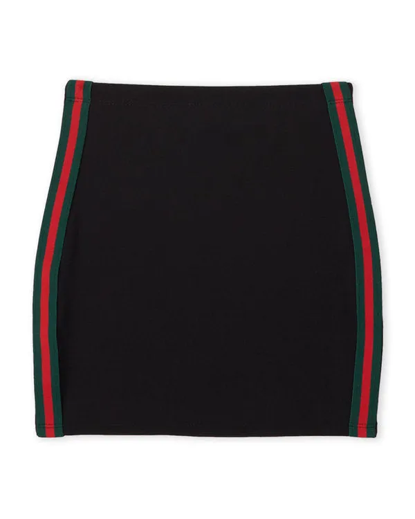 Kids Stripe Side Skirt