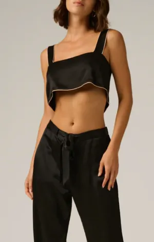 KIKI DE MONTPARNASSE Silk Lounge Bandeau Top
