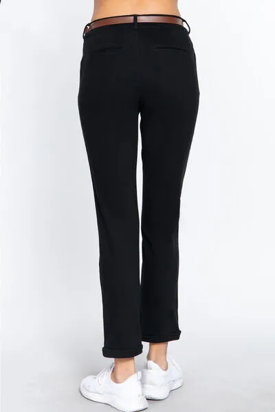 Kristian ACTIVE BASIC Cotton-Span Twill Straight Pants