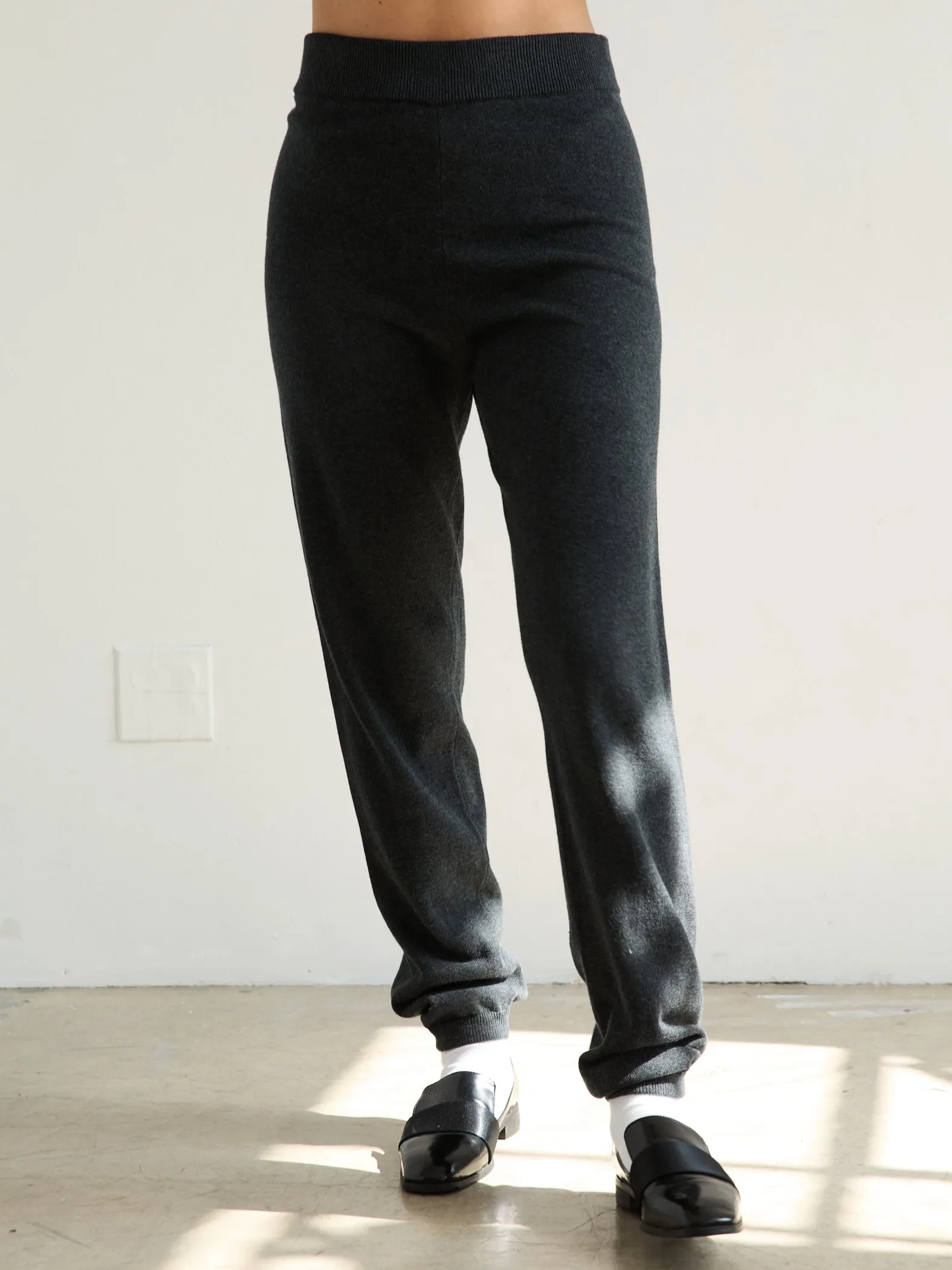 Lazy Day Knit Cinched Sweatpants (Assorted Colors)
