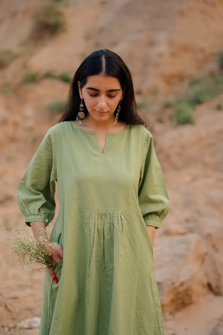 Leaf Green Kurta Set