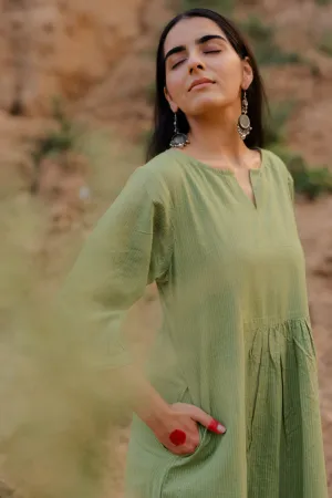 Leaf Green Kurta Set