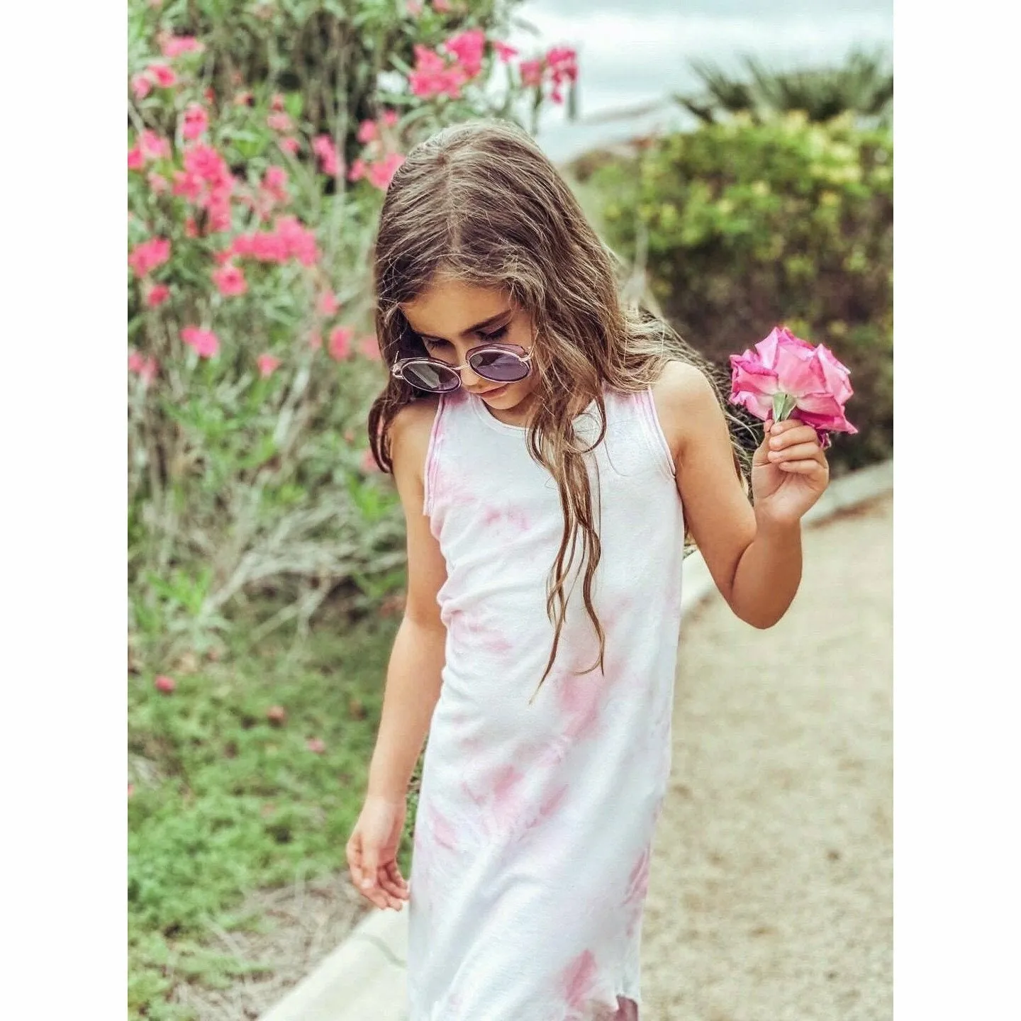 Lexi Tank Dress Marble Tie Dye