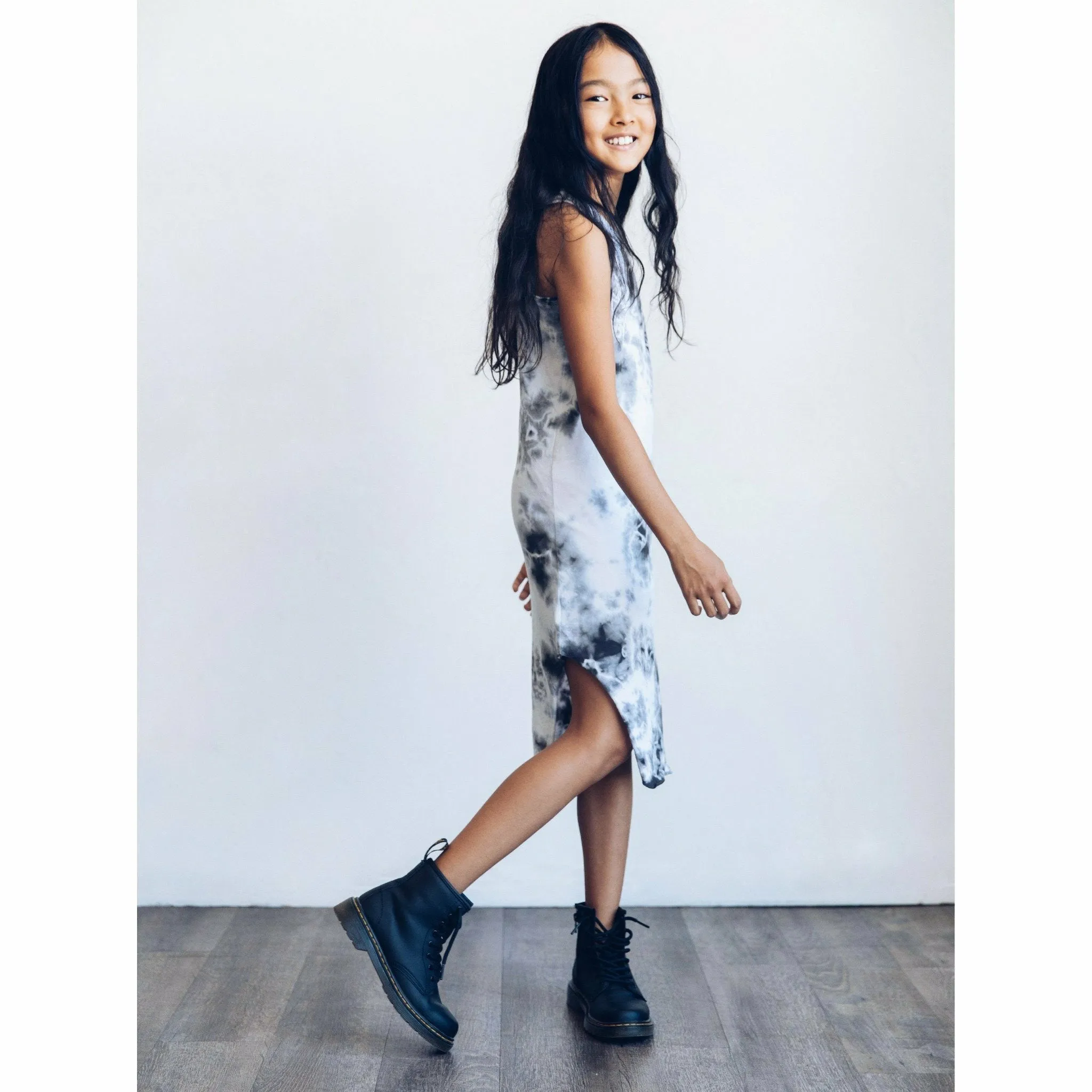 Lexi Tank Dress Marble Tie Dye
