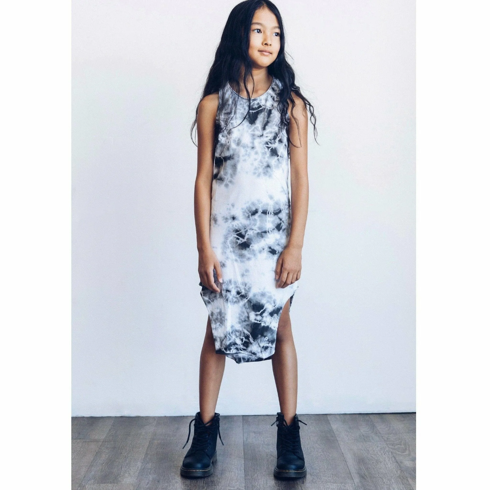 Lexi Tank Dress Marble Tie Dye
