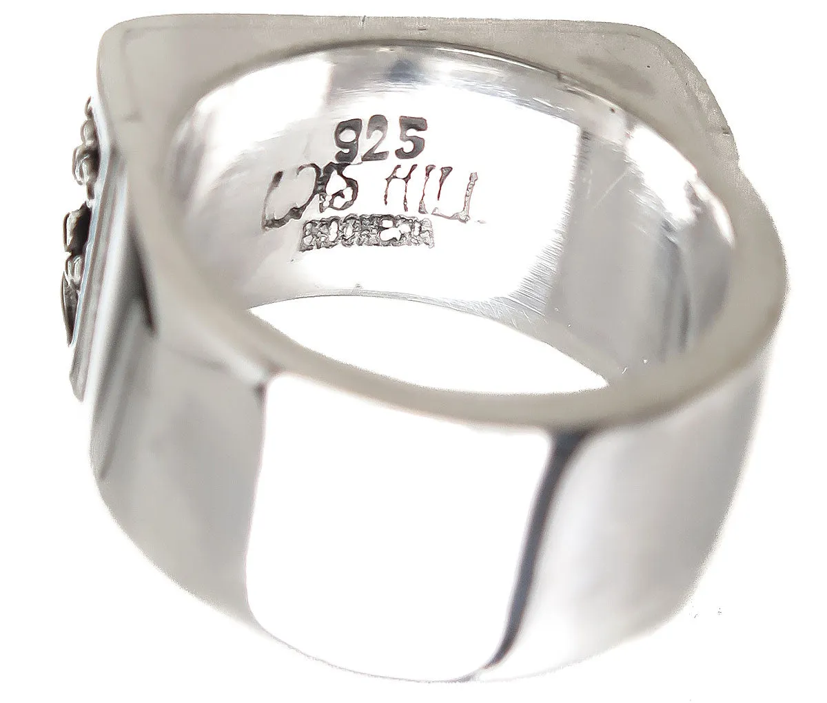 Lois Hill Scroll Caviar Bead Ring