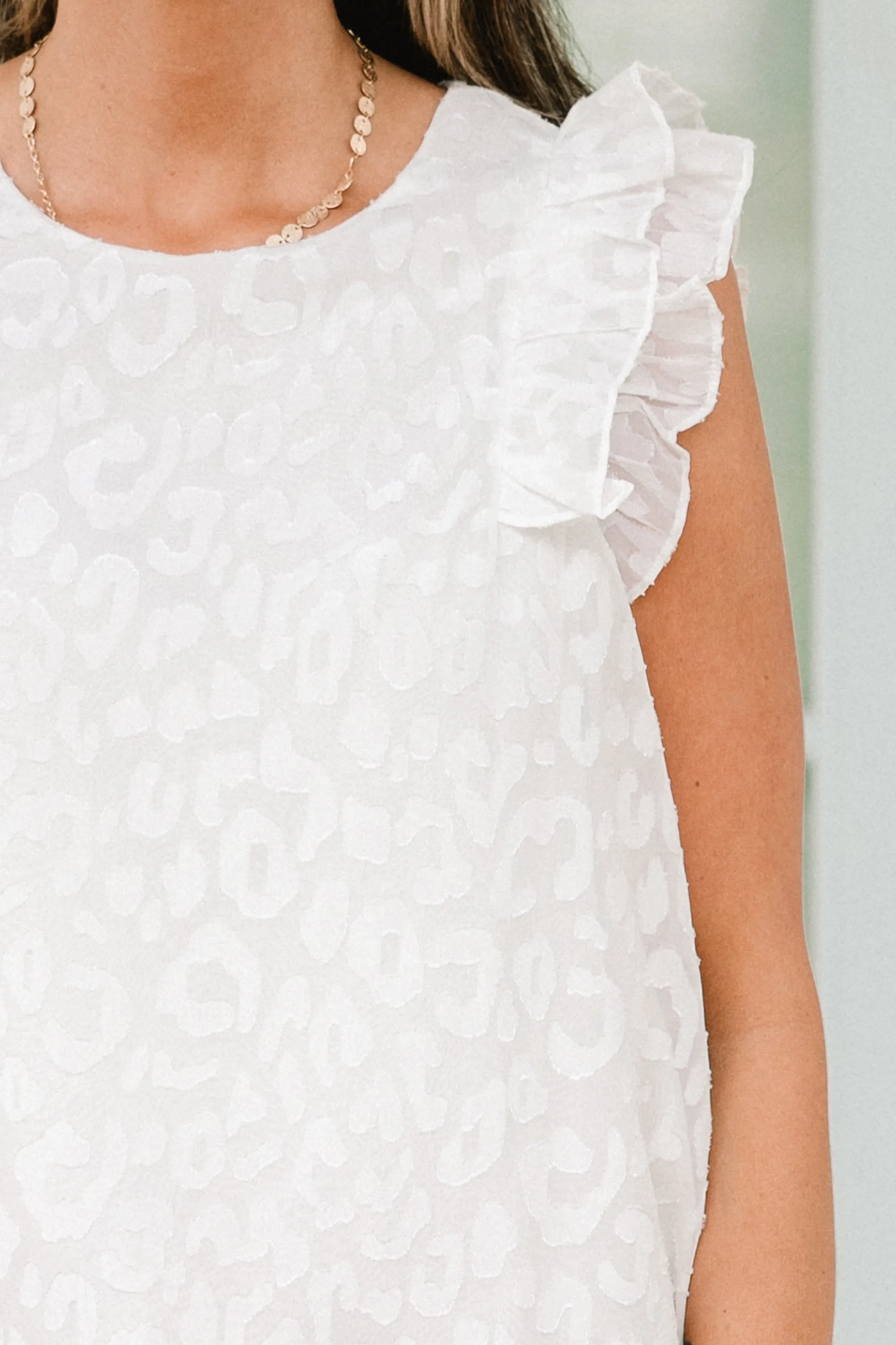Loving Flutters Top, Ivory
