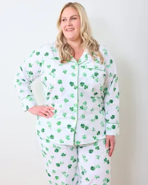 Lucky Clover - Tall Long PJ Set - Cloud