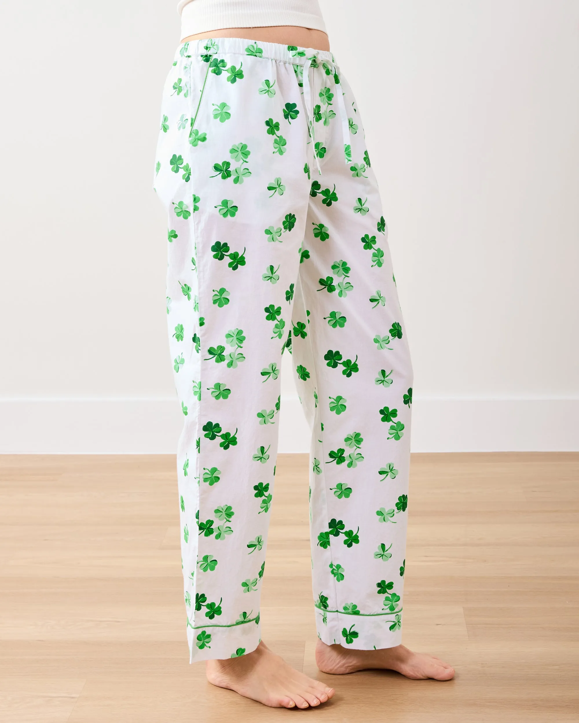 Lucky Clover - Tall PJ Pants - Cloud