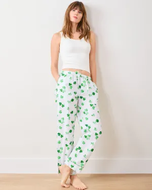 Lucky Clover - Tall PJ Pants - Cloud