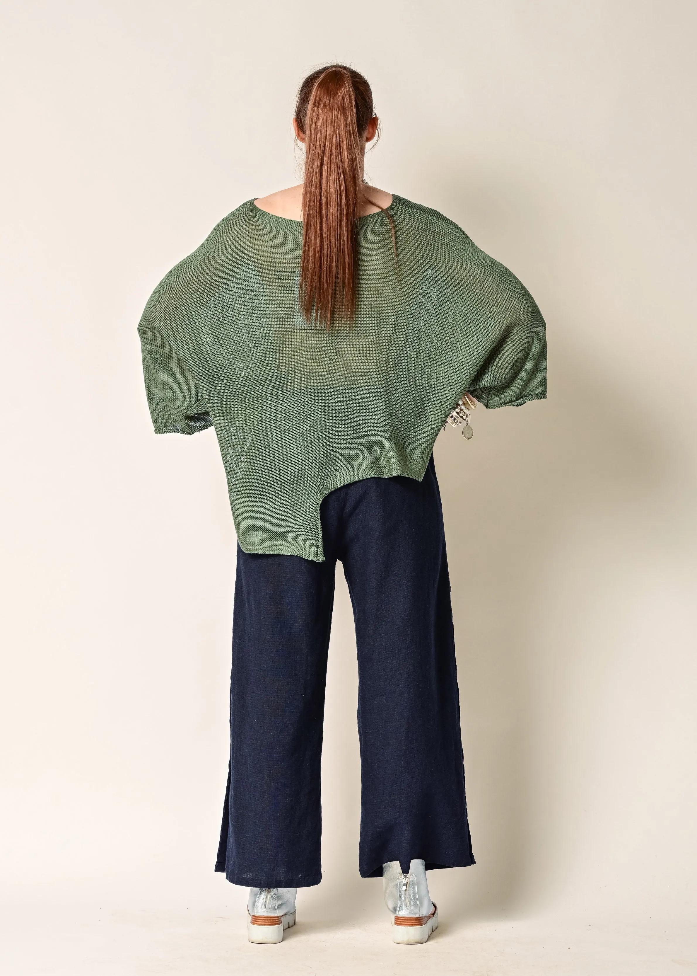 Maija Knit Top in Khaki