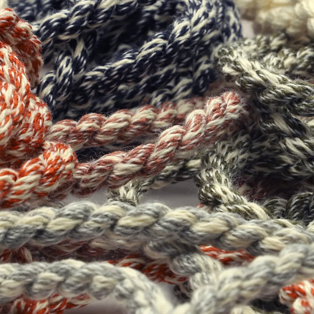 Melange Twist Cord #36 Dark Brown & Off White