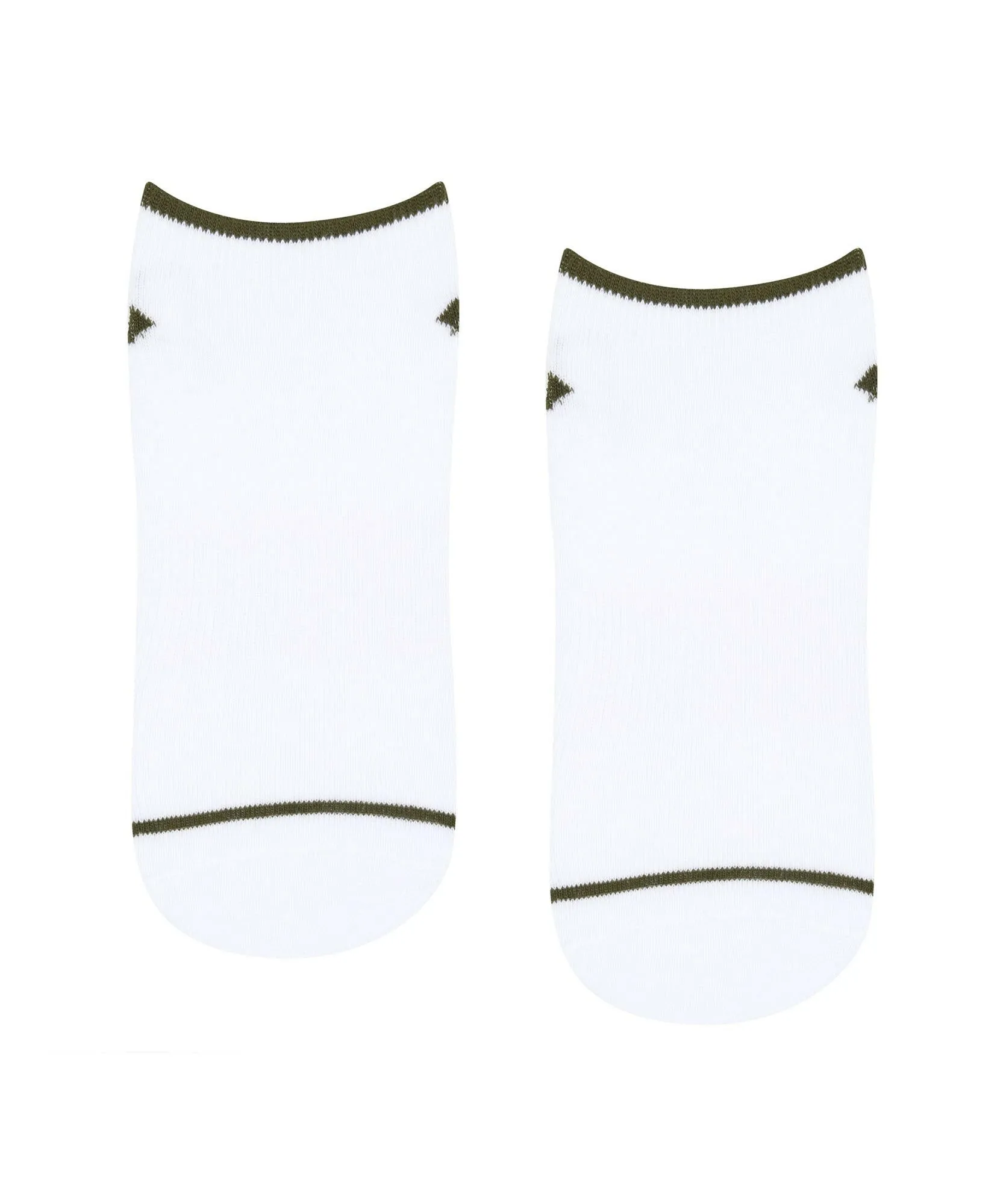 Men's Classic Low Rise Grip Socks - Ivory Earth