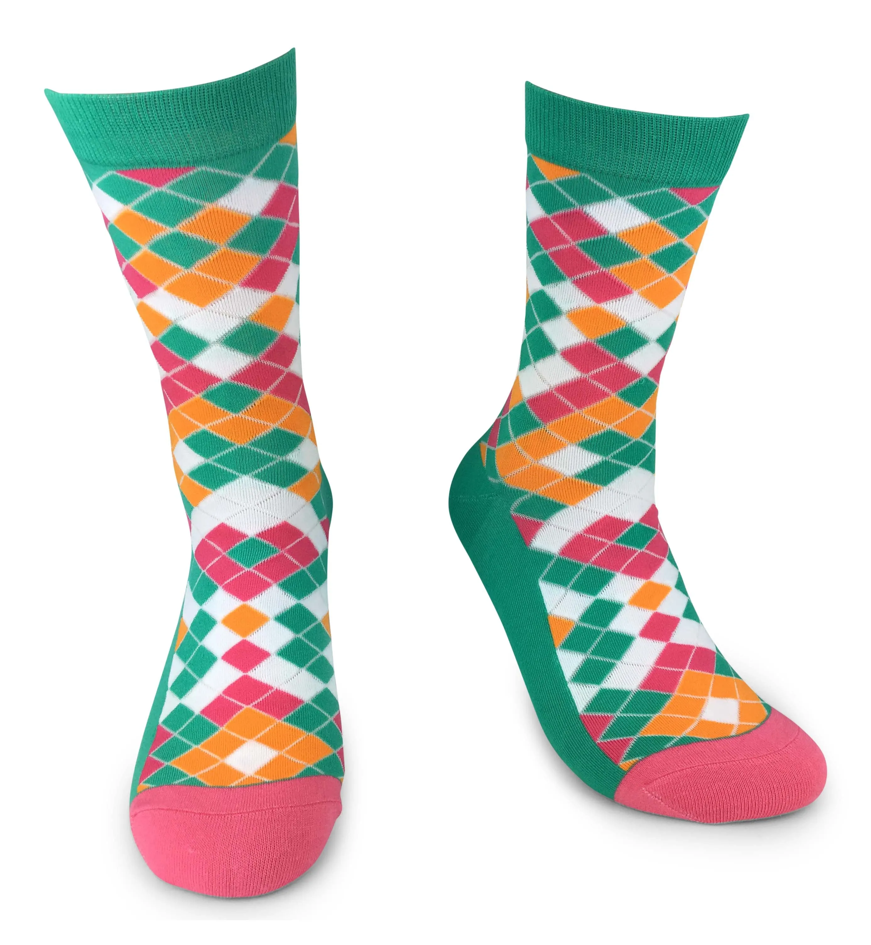 Mens Colorful Funky Fun Casual Fashion Socks  Collection- Single Pairs