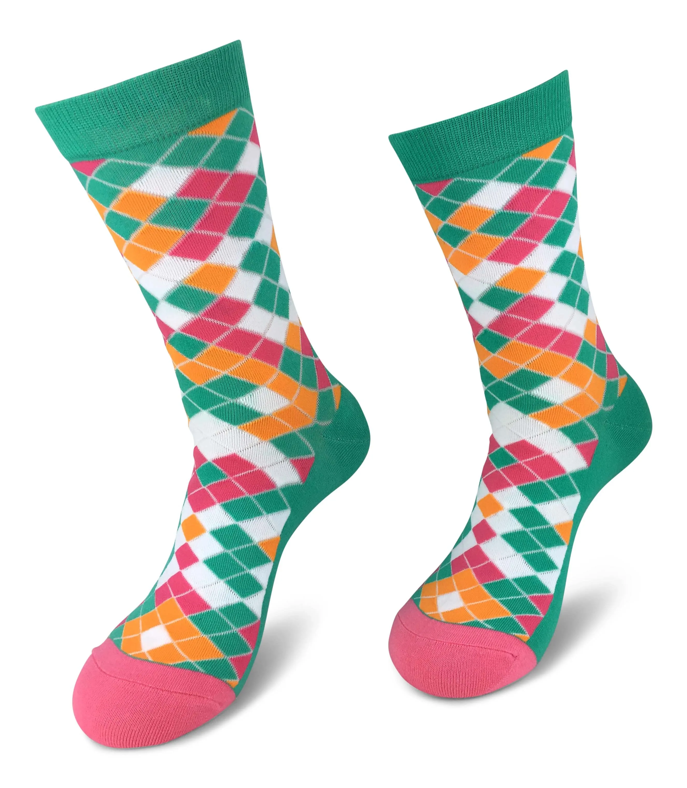 Mens Colorful Funky Fun Casual Fashion Socks  Collection- Single Pairs