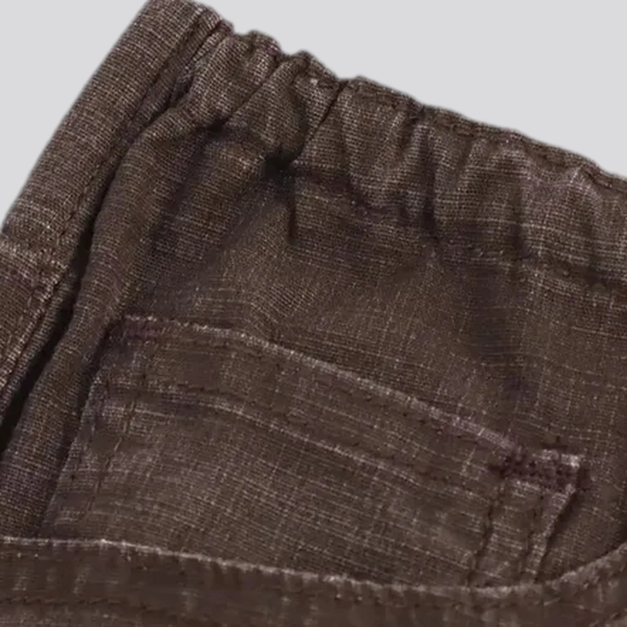 Mid rise stylish wide denim pants for ladies