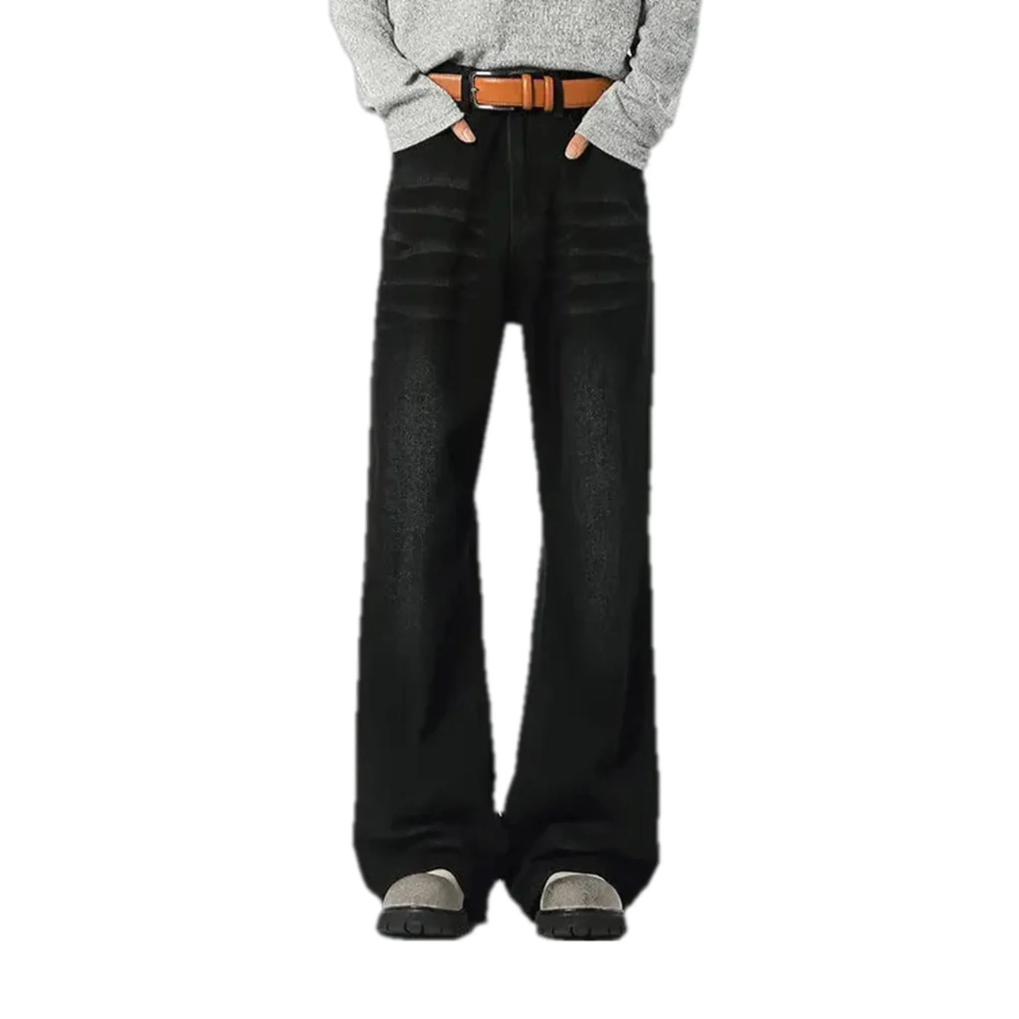 Mid-rise vintage slouchy men's jeans