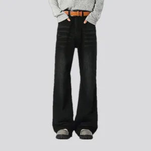 Mid-rise vintage slouchy men's jeans