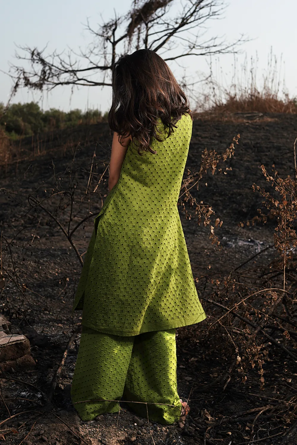 Mint Chutney Kurta-Pants Set
