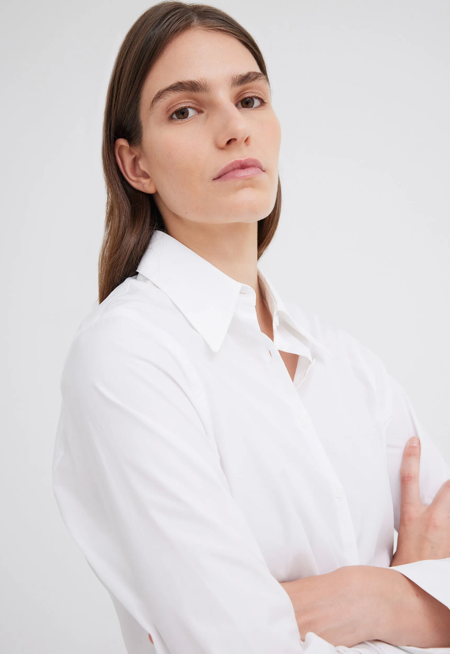 Minute Italian Cotton Shirt - White