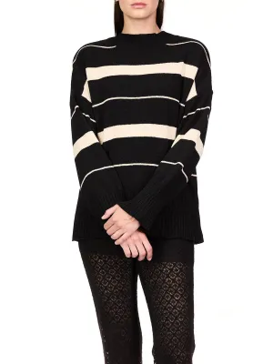Modern Stripe Tunic Sweater