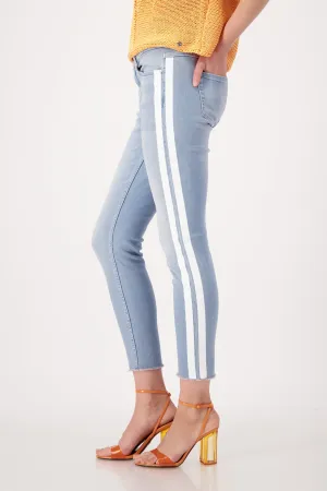 Monari Jeans with Subtle Stripe M408031