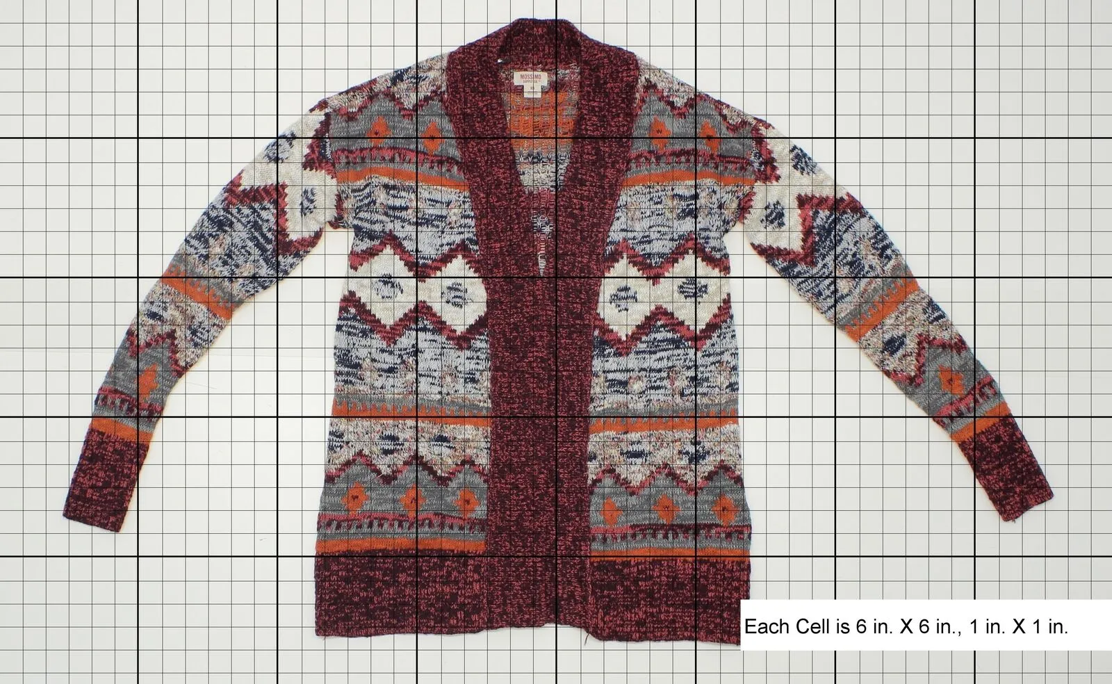 Mossimo Women's Patterned Sweater Cardigan Multi-Color XS