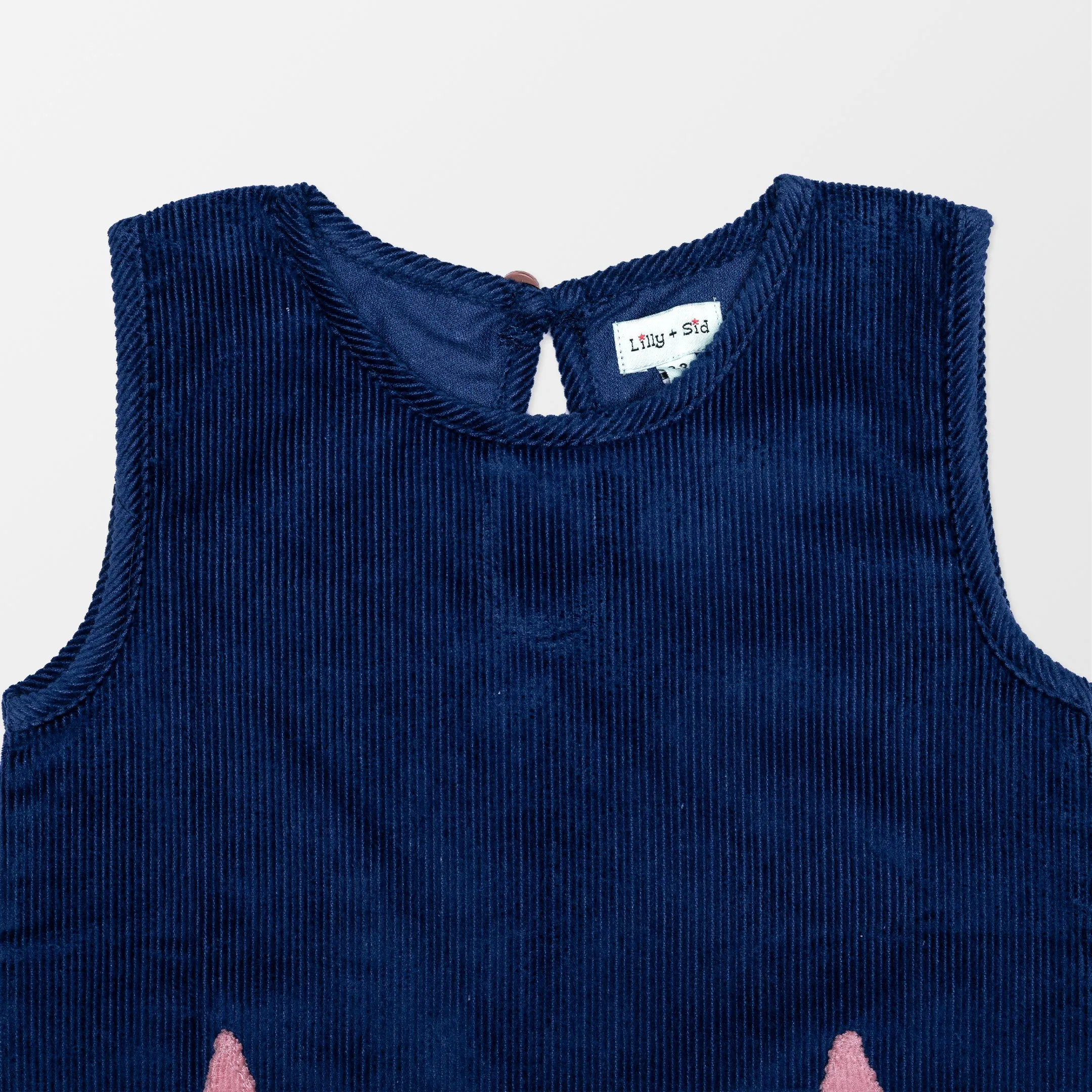 Navy Unicorn Applique Dress