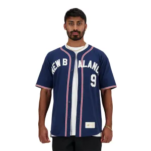 New Balance Men Sportswear's Greatest Hits Baseball Jersey  Navy MT41512-NNY