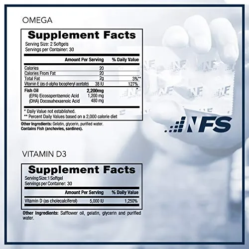 NF Deportes wodpack 30 Count para la recuperación, Wellness, y la salud