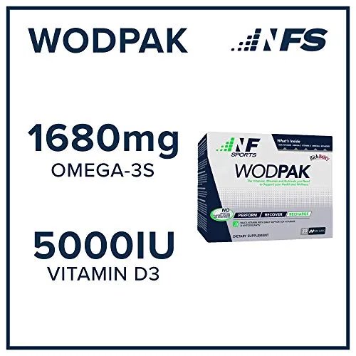 NF Deportes wodpack 30 Count para la recuperación, Wellness, y la salud