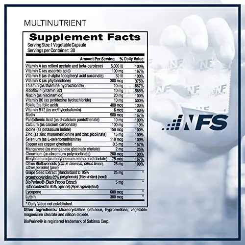 NF Deportes wodpack 30 Count para la recuperación, Wellness, y la salud