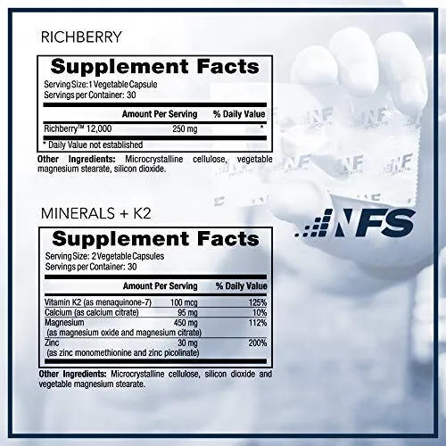 NF Deportes wodpack 30 Count para la recuperación, Wellness, y la salud