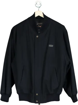 Paul & Shark Black Wool Blend Bomber Jacket UK XL