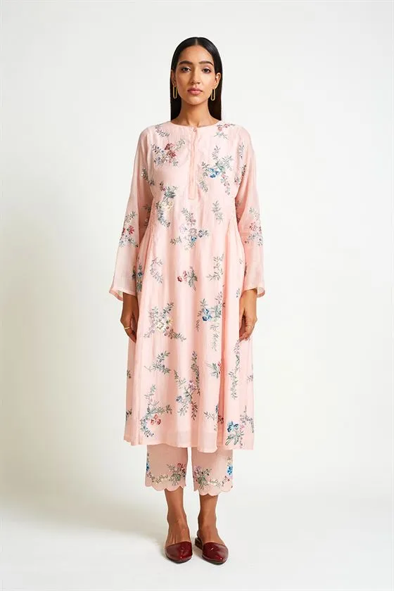 Payal Pratap   -   Rock Garden Daphne Embroidered Kurta Pant Set (2pcs)
