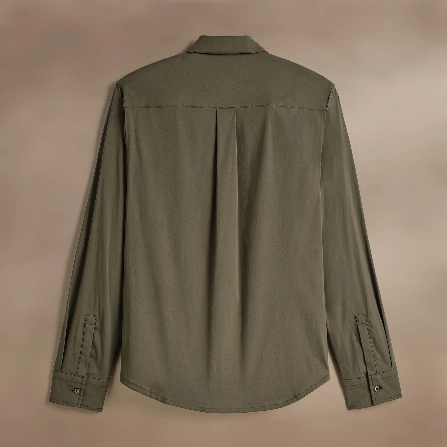 Performance Poplin Shirt - Army Green