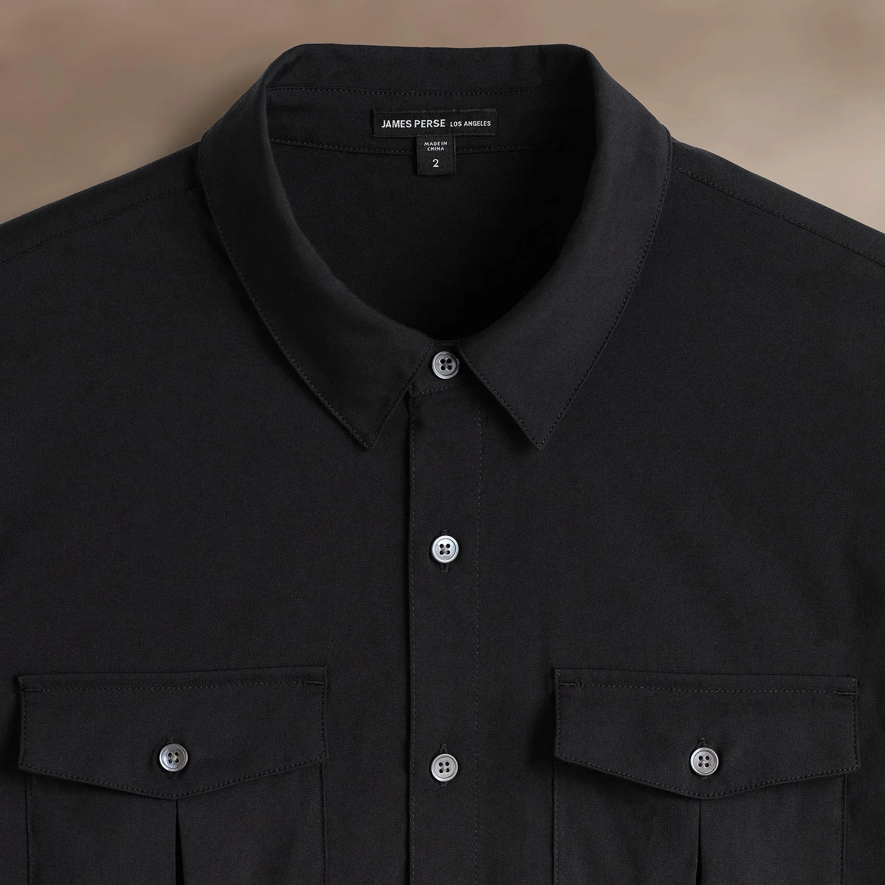Performance Poplin Shirt - Black