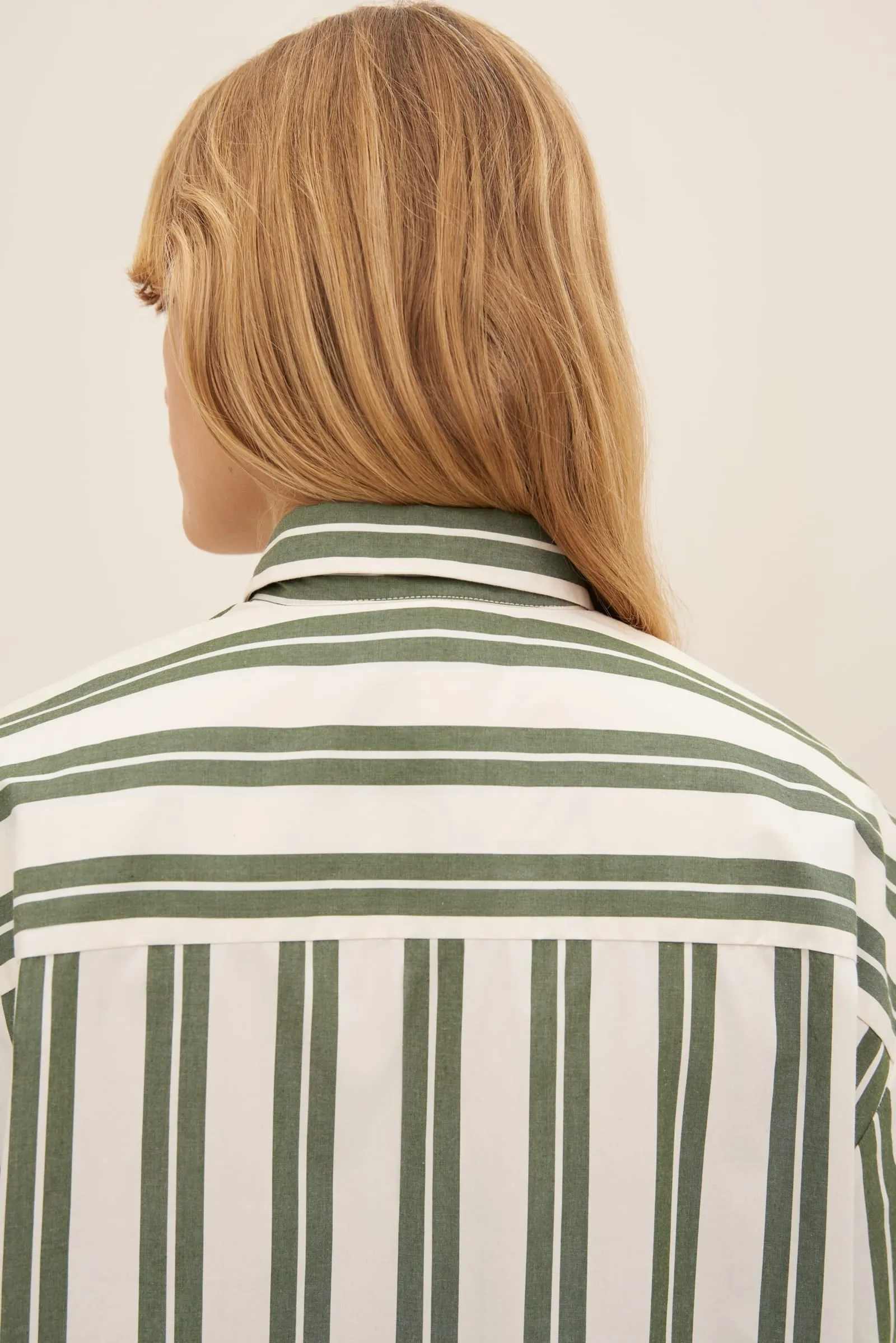 Petra Shirt, Forest Stripe