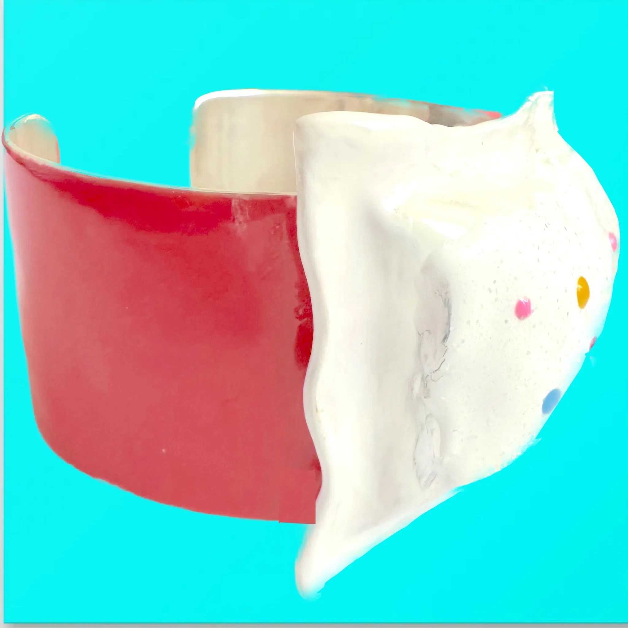 POP ART TART Sterling Silver CUFF