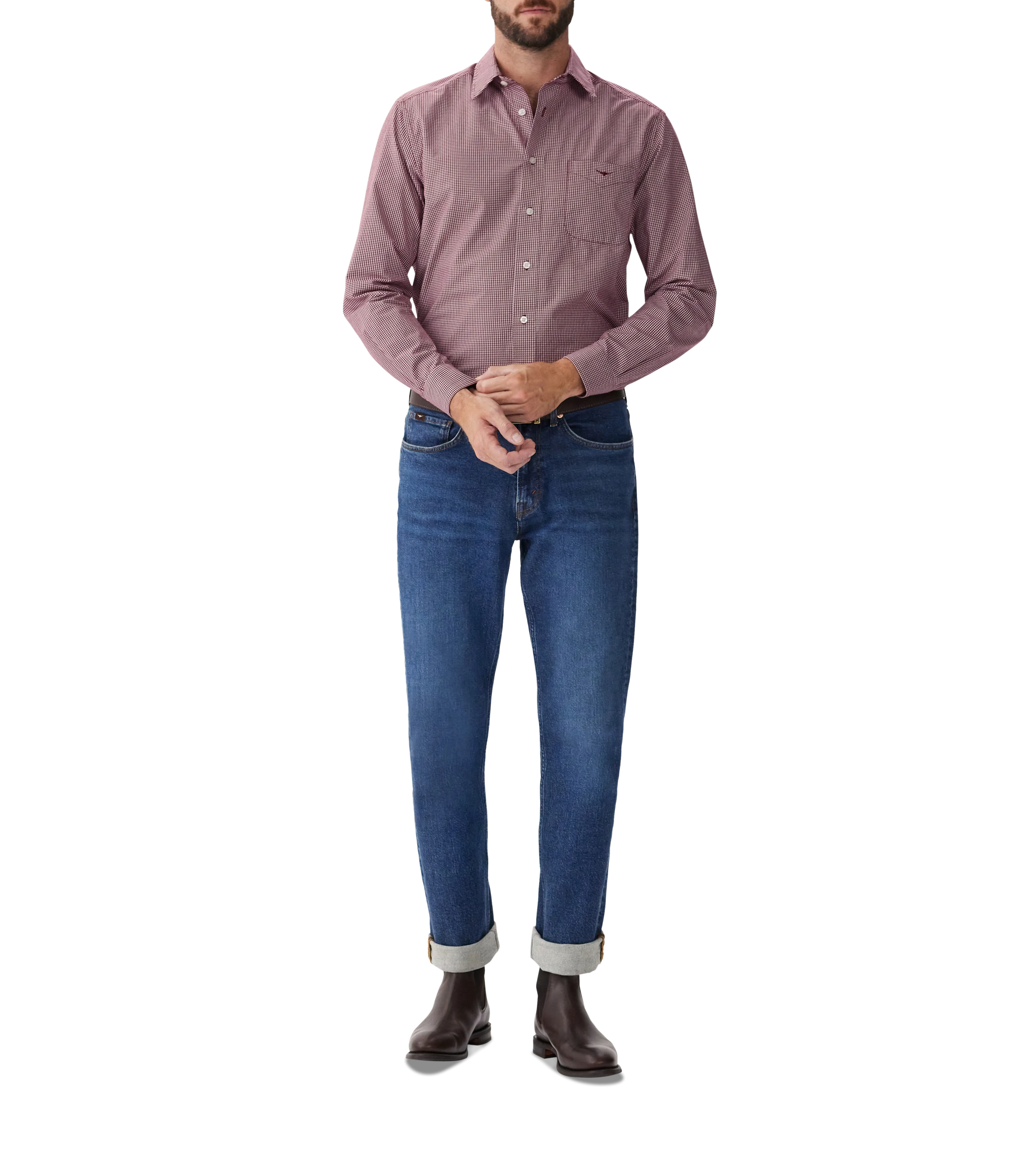 R.M. Williams Classic Shirt - Red Wheat